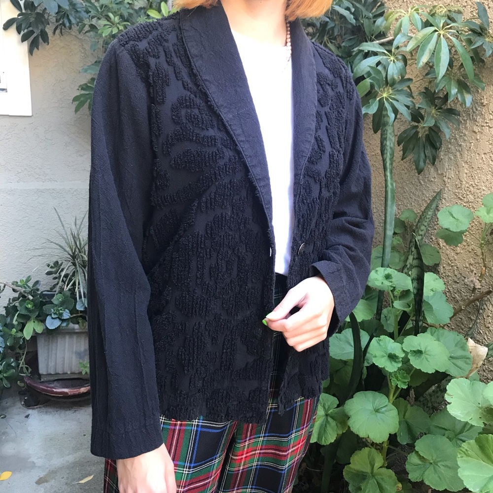 Vintage black cotton jacket